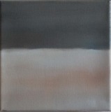 huile sur toile 2008 noir sur gris 20x20