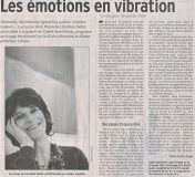 article de presse La Gruyère, 29 janvier 2009